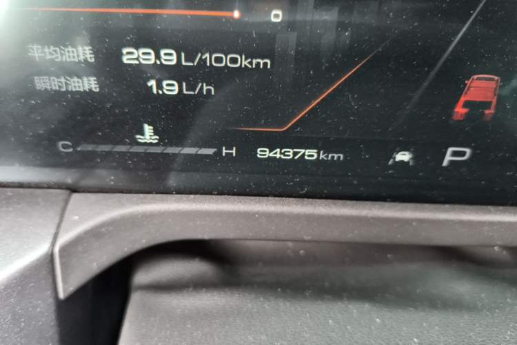 Used Tank 300 2021 Off-Road Edition 2.0T Conqueror Odometer Close Up