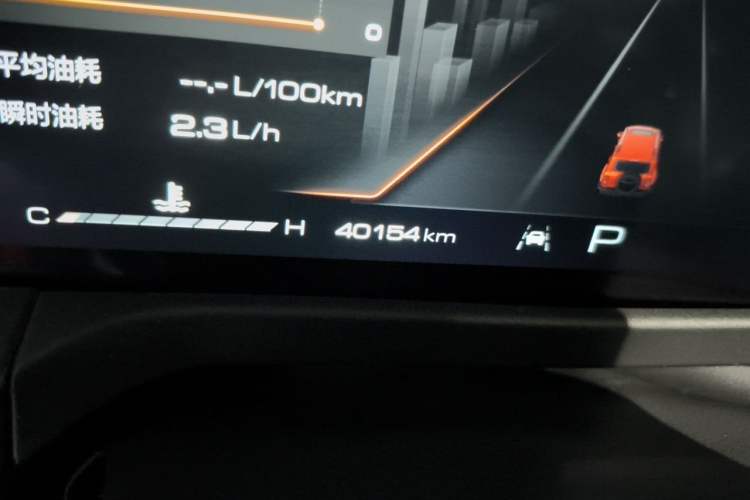 Used Tank 300 2021 City Edition 2.0T—Truly Stylish Odometer Close Up