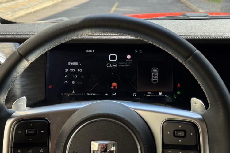 Used Tank 300 2021 City Edition 2.0T—Truly Stylish Odometer Close Up