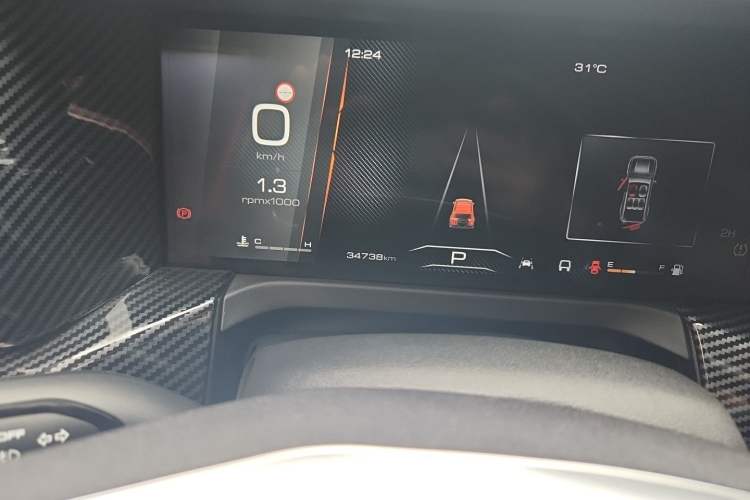 Used Tank 300 2021 Off-Road Edition 2.0T Challenger Odometer Close Up