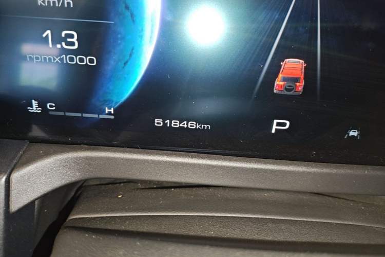 Used Tank 300 2021 Off-Road Edition 2.0T Conqueror Odometer Close Up