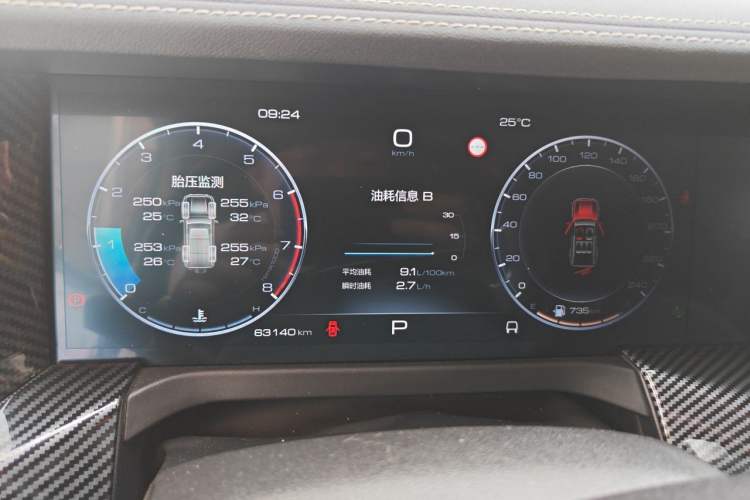 Used Tank 300 2021 City Edition 2.0T—Truly Stylish Instrument Cluster