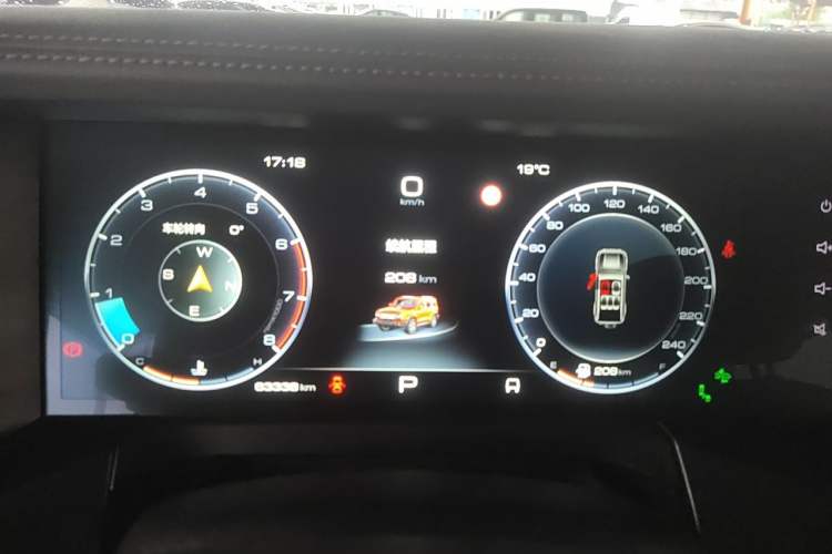 Used Tank 300 2021 City Edition 2.0T—Truly Stylish Instrument Cluster