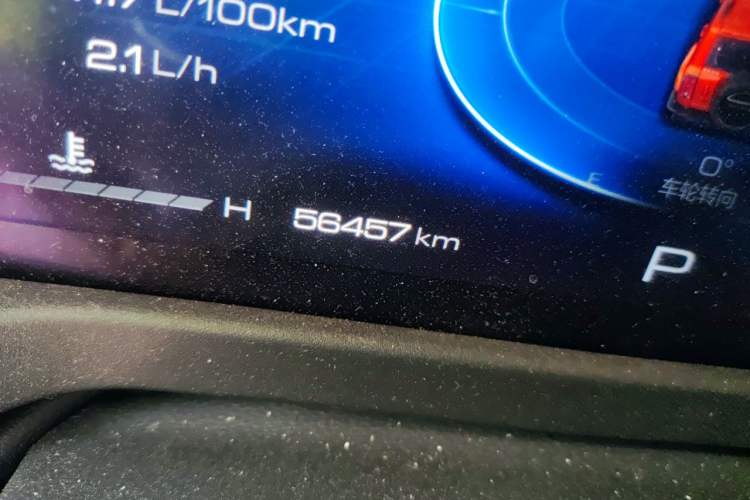 Used Tank 300 2021 City Edition 2.0T—Truly Stylish Odometer Close Up