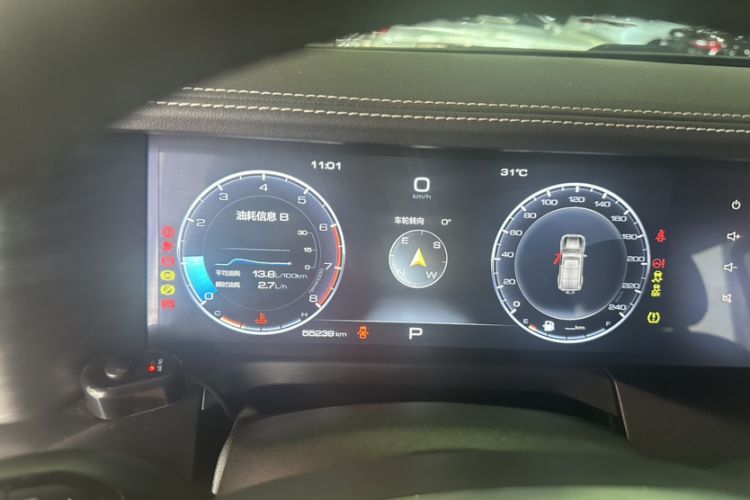 Used Tank 300 2021 Off-Road Edition 2.0T Challenger Odometer Close Up