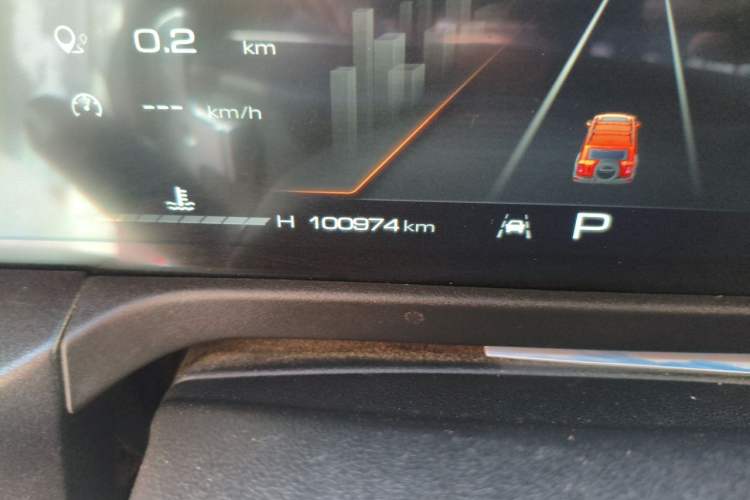 Used Tank 300 2021 Off-Road Edition 2.0T Challenger Odometer Close Up