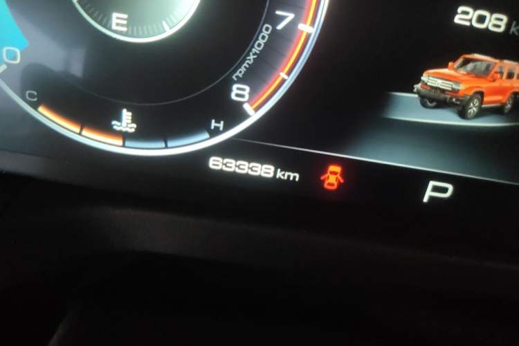 Used Tank 300 2021 City Edition 2.0T—Truly Stylish Odometer Close Up