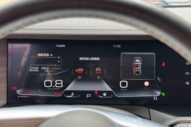 Used Tank 300 2021 City Edition 2.0T—Truly Stylish Odometer Close Up