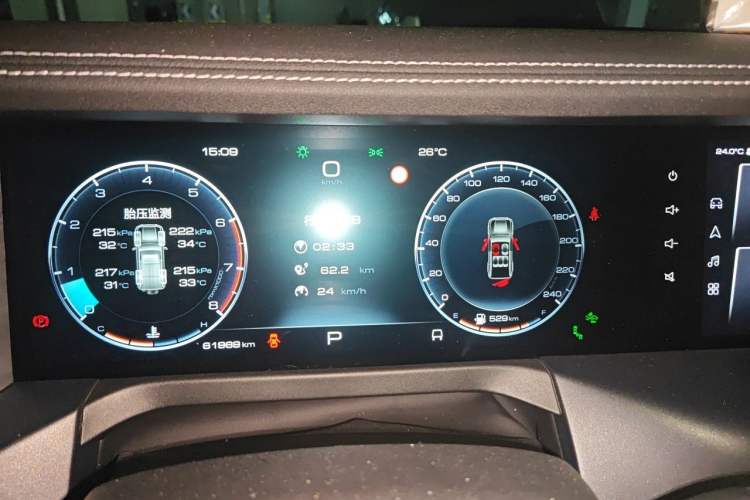 Used Tank 300 2021 City Edition 2.0T—Truly Stylish Instrument Cluster