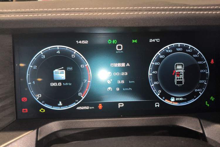 Used Tank 300 2021 City Edition 2.0T—Truly Stylish Instrument Cluster