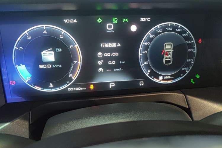 Used Tank 300 2021 City Edition 2.0T—Truly Stylish Instrument Cluster