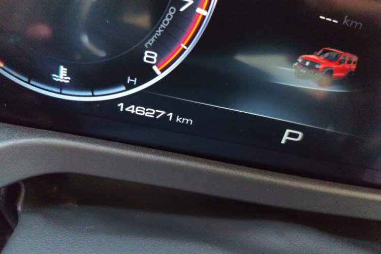 Used Tank 300 2021 Off-Road Edition 2.0T Conqueror Odometer Close Up