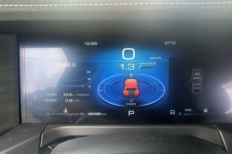 Used Tank 300 2021 City Edition 2.0T—Truly Stylish Odometer Close Up