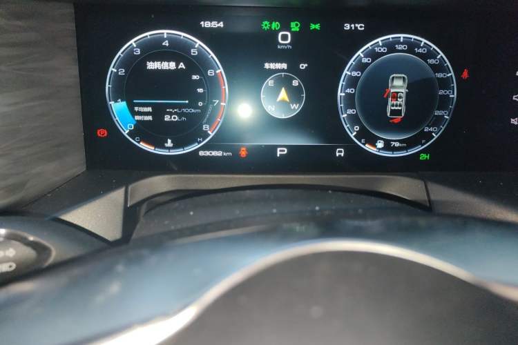 Used Tank 300 2021 Off-Road Edition 2.0T Challenger Odometer Close Up