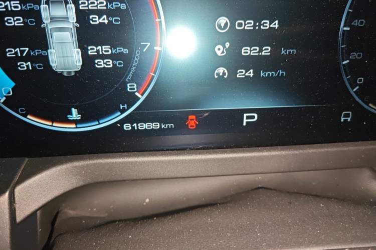 Used Tank 300 2021 City Edition 2.0T—Truly Stylish Odometer Close Up