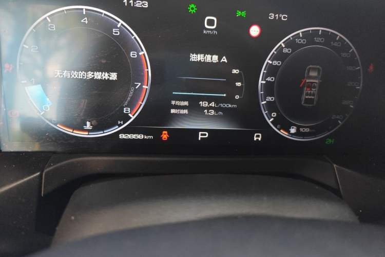 Used Tank 300 2021 Off-Road Edition 2.0T Challenger Odometer Close Up