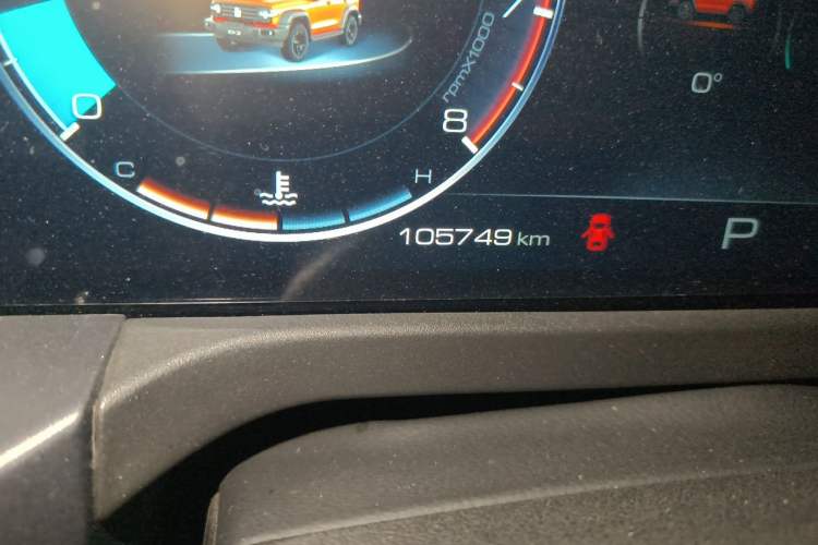 Used Tank 300 2021 Off-Road Edition 2.0T Challenger Odometer Close Up