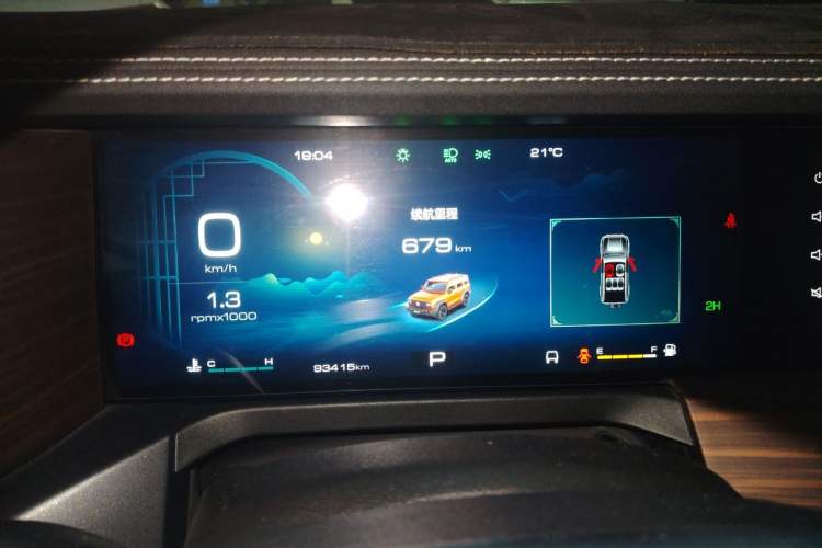 Used Tank 300 2021 Off-Road Edition 2.0T Challenger Instrument Cluster