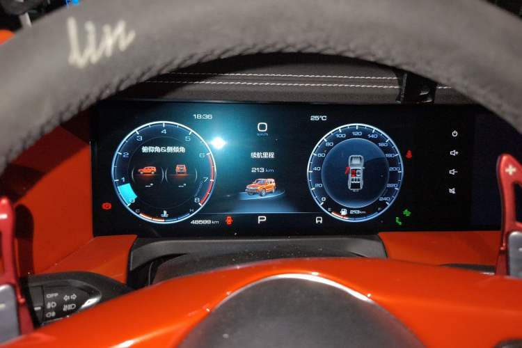 Used Tank 300 2021 City Edition 2.0T—Truly Stylish Instrument Cluster