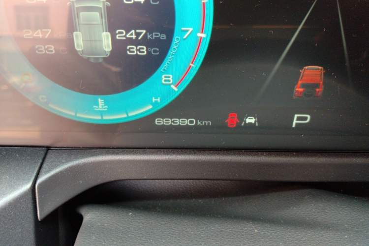 Used Tank 300 2021 Off-Road Edition 2.0T Challenger Odometer Close Up