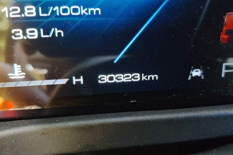 Used Tank 300 2021 City Edition 2.0T My Vision Model Odometer Close Up