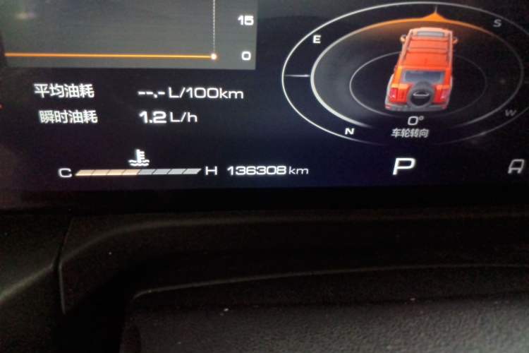 Used Tank 300 2021 Off-Road Edition 2.0T Conqueror Odometer Close Up