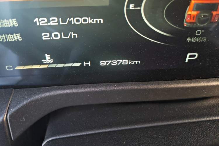 Used Tank 300 2021 Off-Road Edition 2.0T Conqueror Odometer Close Up