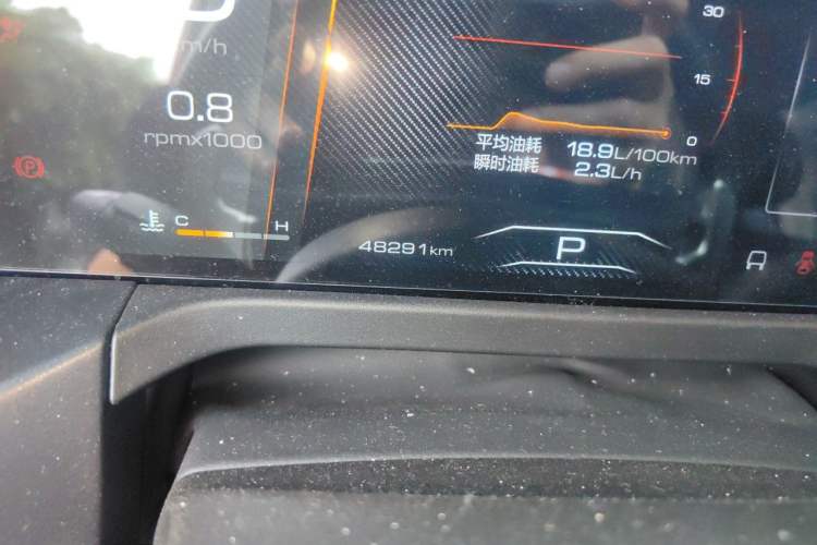 Used Tank 300 2021 Off-Road Edition 2.0T Conqueror Odometer Close Up