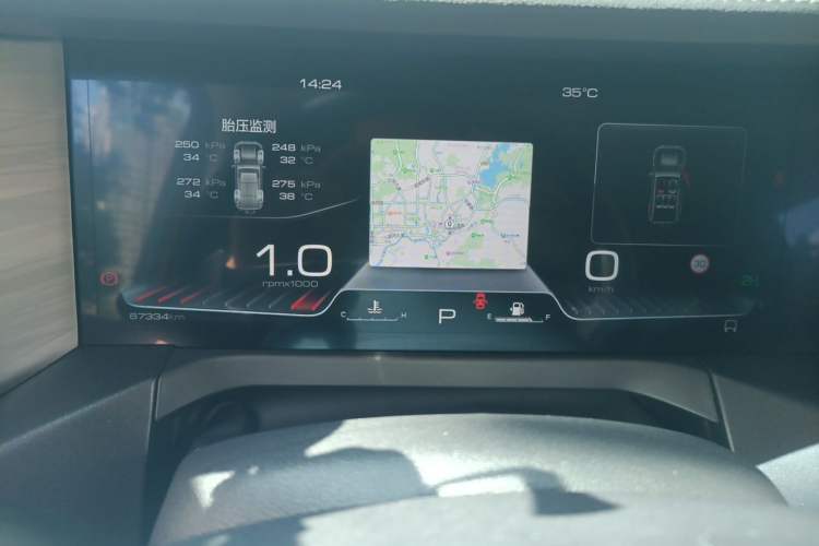 Used Tank 300 2022 2.0T Border Limited Edition Odometer Close Up