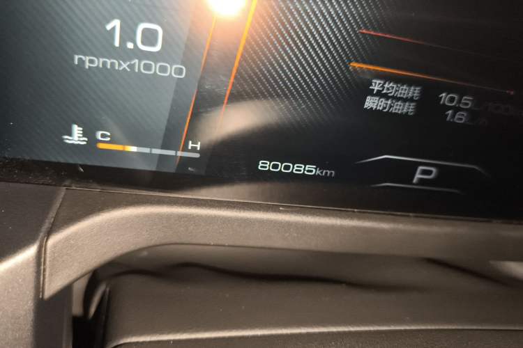Used Tank 300 2022 2.0T Tank Ranger Odometer Close Up