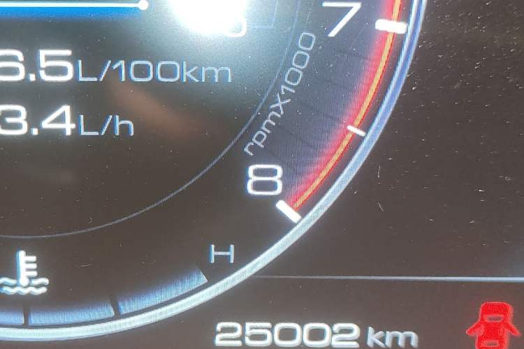 Used Tank 300 2022 2.0T Tank Ranger Odometer Close Up