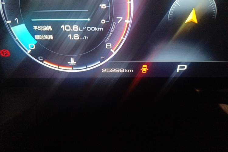 Used Tank 300 2022 2.0T Border Limited Edition Odometer Close Up