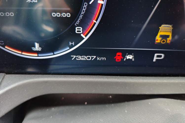 Used Tank 300 2022 2.0T Border Limited Edition Odometer Close Up