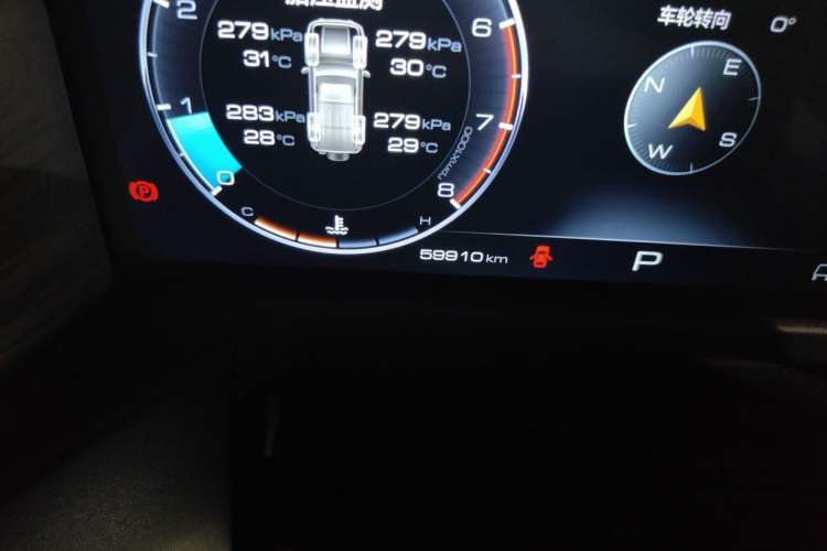Used Tank 300 2022 2.0T Border Limited Edition Odometer Close Up