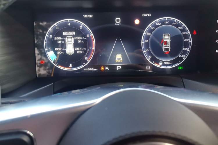 Used Tank 300 2022 2.0T Border Limited Edition Odometer Close Up