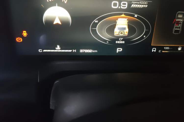 Used Tank 300 2022 2.0T Border Limited Edition Odometer Close Up