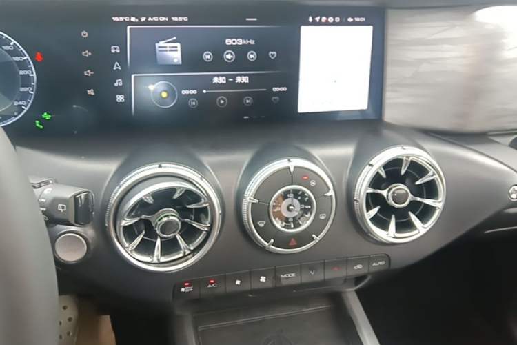 Used Tank 300 2023 City Edition 2.0T—Stylish as Ever Audio And AC Panel