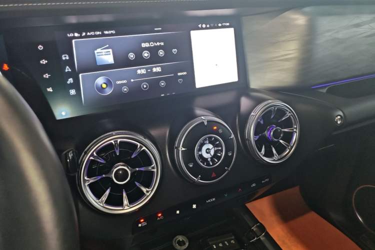 Used Tank 300 2023 City Edition 2.0T—Stylish as Ever Audio And AC Panel