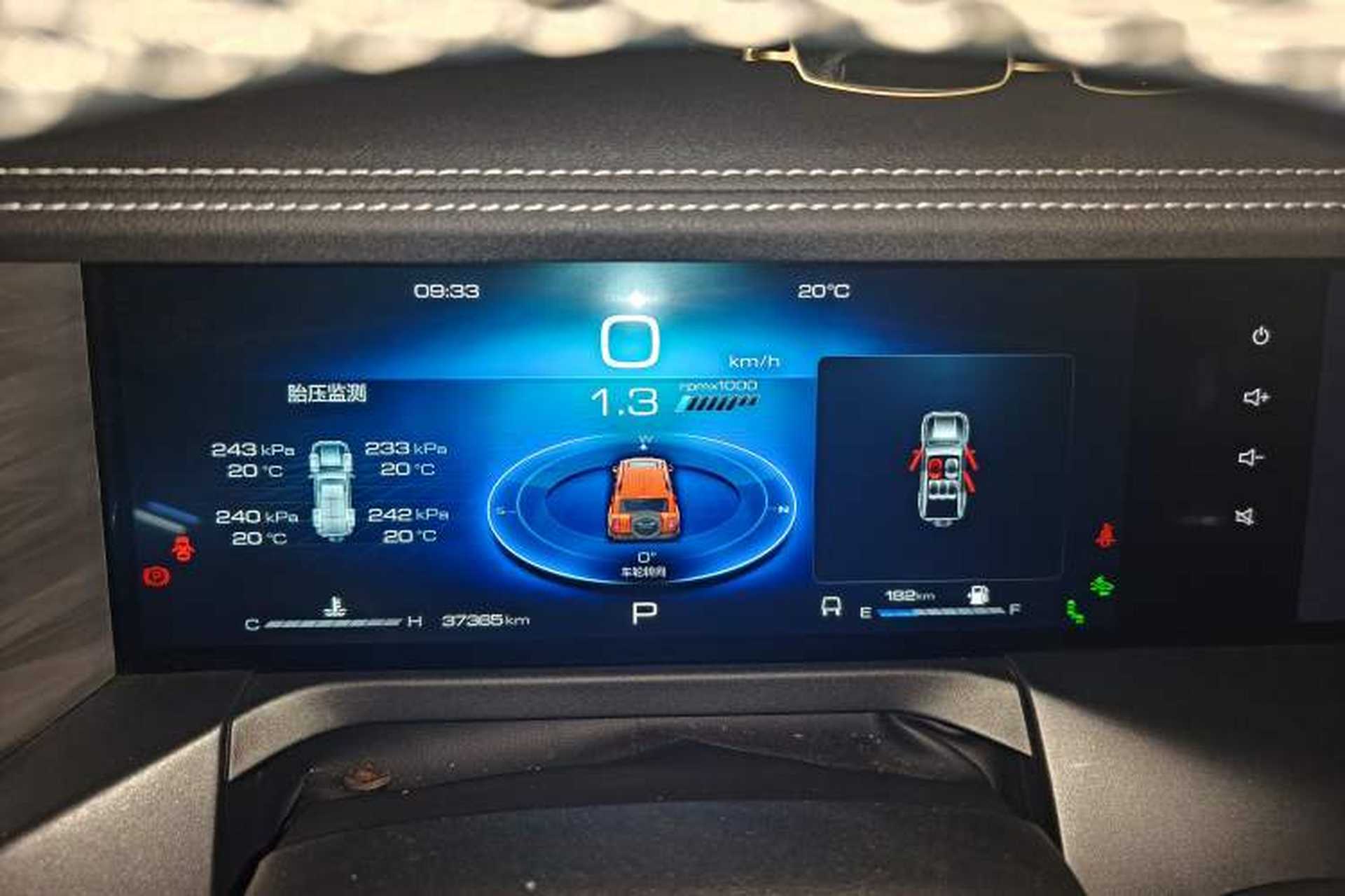 Used Tank 300 2023 City Edition 2.0T—Stylish as Ever Instrument Cluster