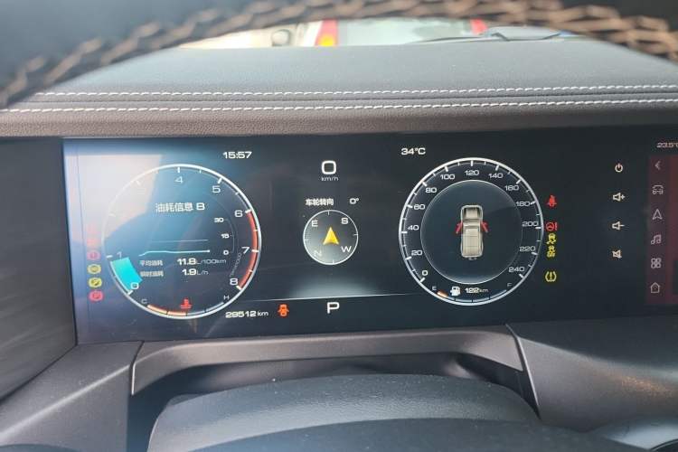Used Tank 300 2023 City Edition 2.0T—Stylish as Ever Instrument Cluster