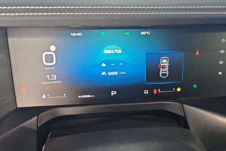 Used Tank 300 2023 City Edition 2.0T—Stylish as Ever Instrument Cluster