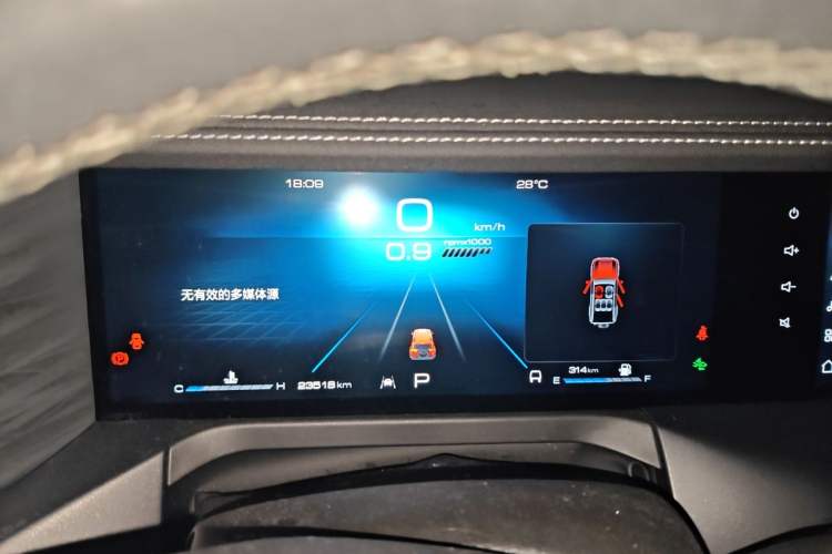 Used Tank 300 2023 City Edition 2.0T—Stylish as Ever Instrument Cluster