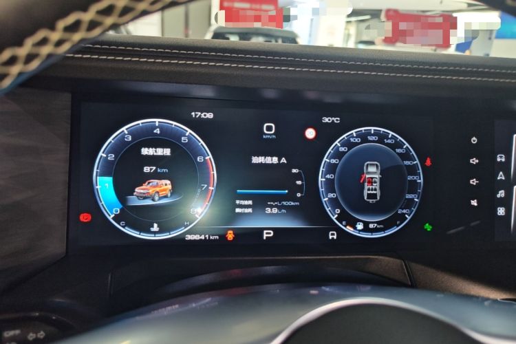 Used Tank 300 2023 City Edition 2.0T—Stylish as Ever Instrument Cluster