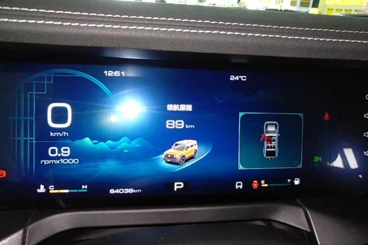Used Tank 300 2023 Off-Road Edition 2.0T Challenger Instrument Cluster