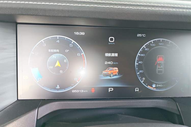 Used Tank 300 2023 City Edition 2.0T—Stylish as Ever Instrument Cluster