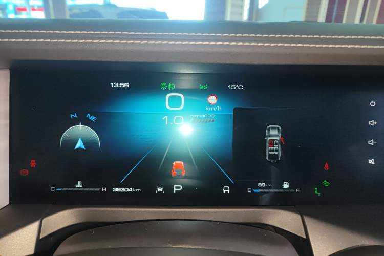 Used Tank 300 2023 City Edition 2.0T—Stylish as Ever Instrument Cluster