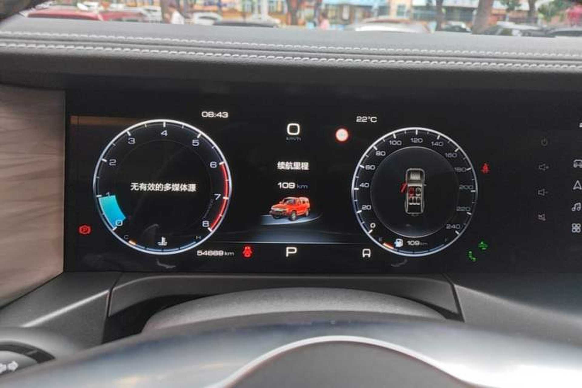 Used Tank 300 2023 City Edition 2.0T—Stylish as Ever Instrument Cluster