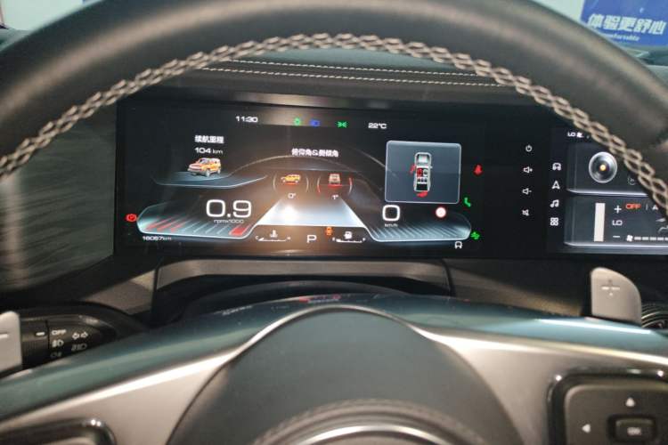 Used Tank 300 2023 City Edition 2.0T—Stylish as Ever Instrument Cluster