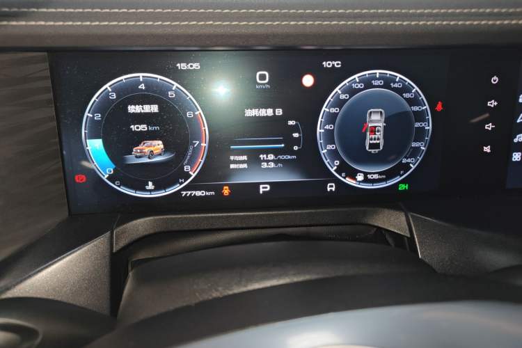 Used Tank 300 2023 Off-Road Edition 2.0T Challenger Instrument Cluster