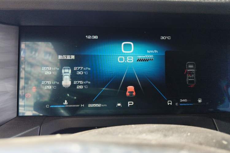 Used Tank 300 2023 City Edition 2.0T—Stylish as Ever Instrument Cluster
